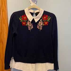 Ted Baker embroidered sweater. US size 6 (Ted Size 2).